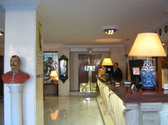 Interior del Hotel Inglaterra de cuatro estrellas, de Sevilla